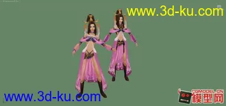 水浒无双女角色1023模型带动作含姿色帖图的图片