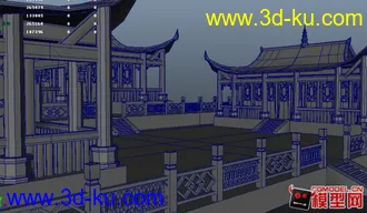 3D打印模型古代的房子的图片