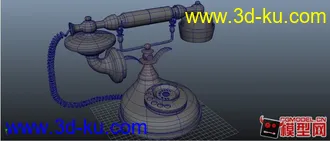 3D打印模型老式电话的图片
