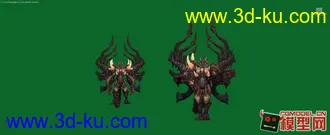 Darknguardiia Boss魔王模型带指定动作魅龙帖图的图片