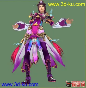 剑仙柒拾级 女套模型带标准指定动作呈女侠帖图的图片