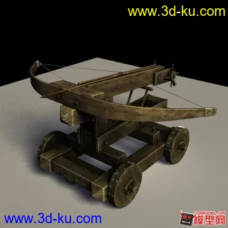 3D打印模型古代弩车的图片