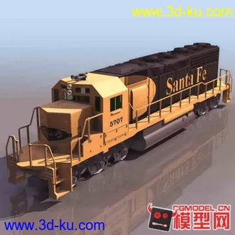 3D打印模型火车的图片