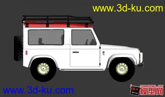 3D打印模型路虎卫士90，仅仅是个素模发来看看的图片