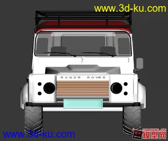 3D打印模型路虎卫士90，仅仅是个素模发来看看的图片