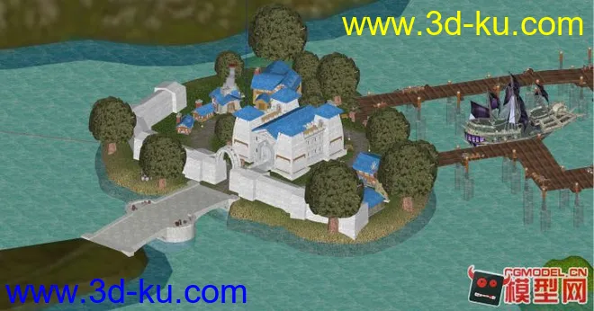 港口场景模型的图片1