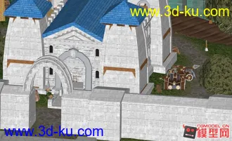 3D打印模型港口场景的图片
