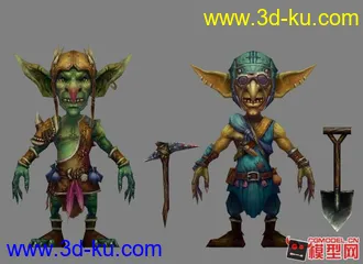 人鱼传说 地精模型贴图的图片