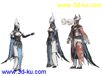 极红大作 AION 之女主角模型带样板动作呈神美帖图的图片