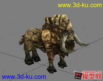 3D打印模型石化牛一只的图片