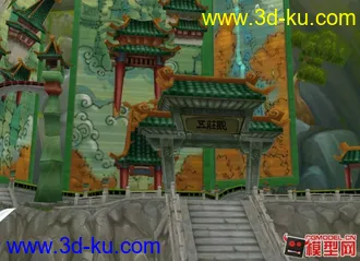 口袋西游——五庄观场景模型的图片