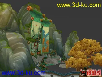 口袋西游——五庄观场景模型的图片