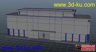 3D打印模型办公楼的图片