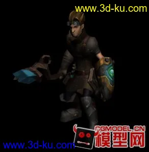 3D打印模型火炬之光[全主角]低模，送小狗一条的图片