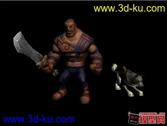 3D打印模型火炬之光[全主角]低模，送小狗一条的图片