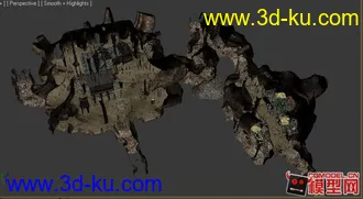 3D打印模型大山洞合集，各种各样， 一共8个的图片