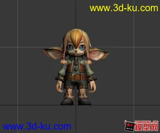 3D打印模型人物角色休闲动作的图片