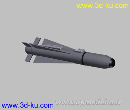 3ds格式导弹、炸弹模型下载的图片3