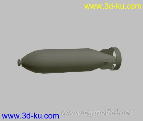 3ds格式导弹、炸弹模型下载的图片5