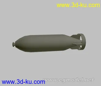 3ds格式导弹、炸弹模型下载的图片