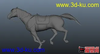 3D打印模型写实马丶跑步的图片