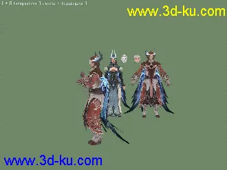 极品大作 AION之男主角模型带动作呈目眩贴图的图片