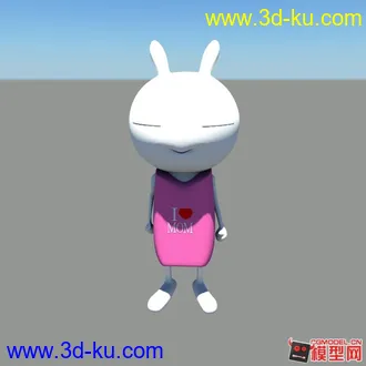 3D打印模型4个超可爱小动物 非常Q的图片