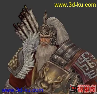 关羽 张飞 黄忠 吕布 人物模型的图片