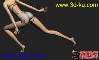 3D打印模型剑灵美女+整套跑路动画的图片