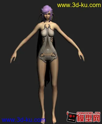 3D打印模型剑灵美女+整套跑路动画的图片