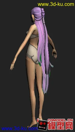3D打印模型剑灵美女+整套跑路动画的图片