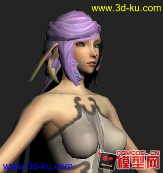 3D打印模型剑灵美女+整套跑路动画的图片