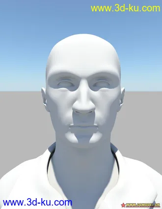 3D打印模型老外白模的图片