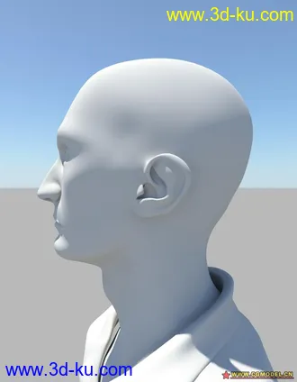 3D打印模型老外白模的图片