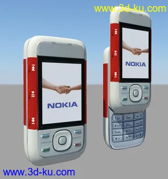 3D打印模型诺基亚5300 经典红色的图片