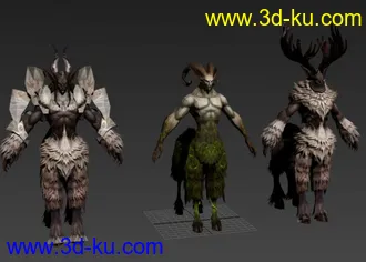 3D打印模型永恒之塔羊怪兽的图片