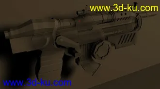 3D打印模型刚做的枪，请大家鉴赏的图片