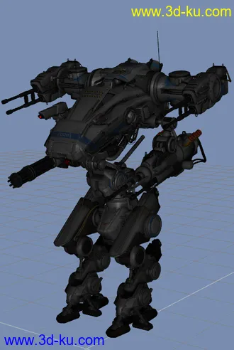 3D打印模型战争机器 Mech 2012 enforcer的图片