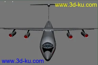 3D打印模型低面数、伊尔76的图片