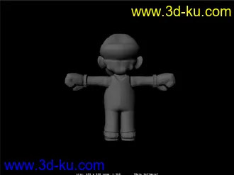 3D打印模型马里奥，卡通人物的图片