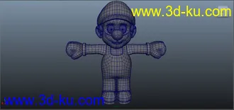 3D打印模型马里奥，卡通人物的图片