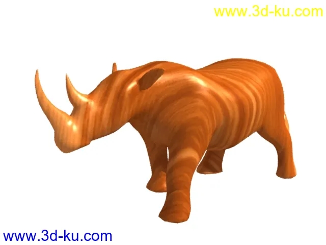 动物犀牛模型的图片1