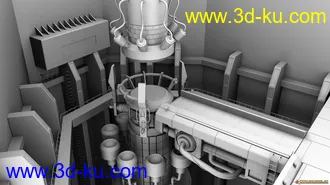3D打印模型科幻场景的图片