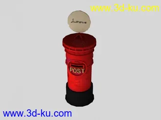 3D打印模型英国邮筒的图片