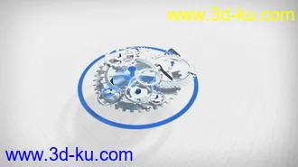 3D打印模型机械机芯的图片