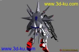 3D打印模型高达系列之神谕高达 带贴图！的图片