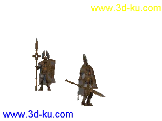 古代罗马士兵模型带动作呈罗马帖图的图片