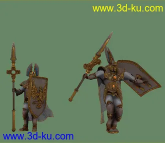 古代罗马士兵模型带动作呈罗马帖图的图片