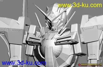 3D打印模型高达系列之能天使高达 素模！的图片