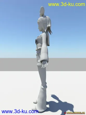 3D打印模型卡通妹妹的图片